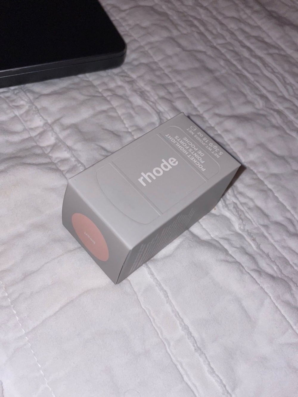 BRAND NEW NEVER USED rhode Powder Highlight Stick in Light Pink Tube